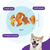 Pelúcia Interativa Para Cães Big Mouthz Peixe Palhaço Outward Hound - loja online