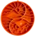 Comedouro Lento Para Cães SodaPup Yin Yang - Verde e Laranja - comprar online