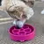 Comedouro Lento SodaPup Flower Ebowl - Rosa e Roxo na internet