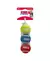 Kong Sport Softie Ball - Média - 3 Unidades - Bola Dura Com Tecido de Toalha