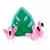 Brinquedo Interativo Pelúcia Zippy Burrow Flamingos in Monstera- ZippyPaws na internet