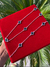 Colar 5 trevos onix