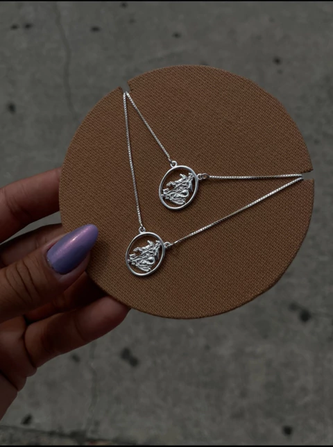 Escapulário São Jorge Vazado (70 cm)