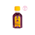 Botella de Óleo de Acaí & Pracaxi Pinga! de Lola Cosmetics, con tapa amarilla y contenido morado.