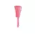 Cepillo flexible color rosa, ideal para desenredar el cabello, apto para niños.