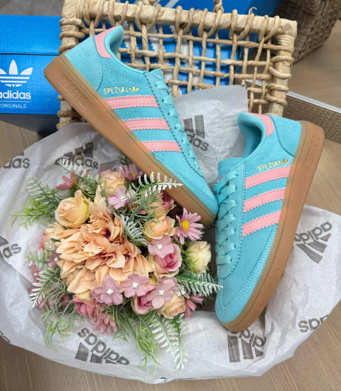 Adidas Spezial - Azul e Rosa - comprar online