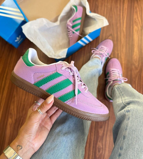 Samba - lilás e verde