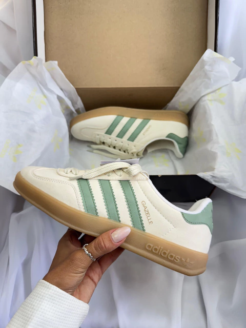 Gazelle Off White Green