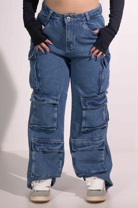 Calça Cargo Bolsos