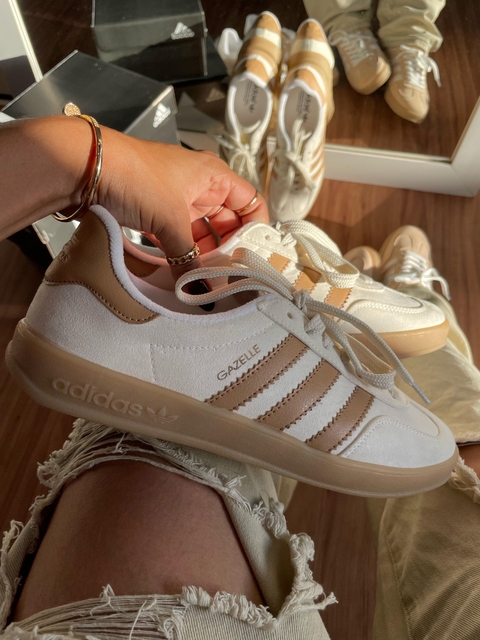 Gazelle - Branco/Taupe
