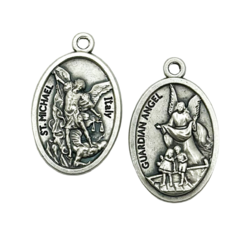 São Miguel e Anjo da Guarda - Italiana ( 2,5 x 1,5cm)