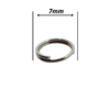 Argola reforçada 7mm (50 unidades)