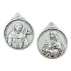 São Francisco e Santa Clara - (3 x 3cm)
