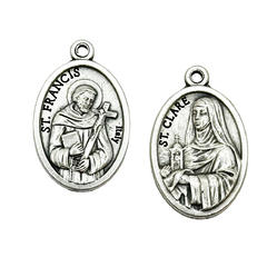São Francisco e Santa Clara - (2,5 x 1,5 cm)