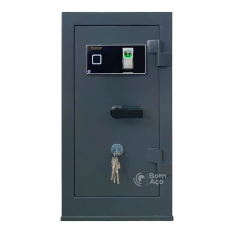 Imagem do Cofre 80 com Biometria 130 Kg Reforçado