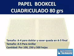 Papel Bookcel A-4 Rayado x 100 hojas en internet