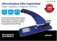 Abrochadora DASA AHD-240 (240 hojas x 70grs) Ajustable a 70mm en internet