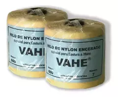 Hilo nylon encerado p/coser a mano N° 4 x 1300 mts