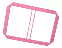 REGLA PLANTILLA PARA MINI LIBRO 80x115 mm