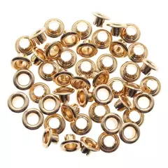 OJALILLOS DE ALUMINIO EYELET X 50 UNIDADES ORO