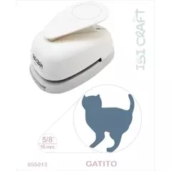 PERFORADORA ARTISTICA IBICRAFT 17 MM "GATITO" SKU: 655013