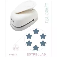 PERFORADORA ARTISTICA IBICRAFT 25 MM "6 ESTRELLAS" SKU: 655338
