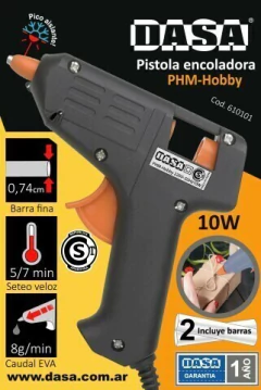 Pistola encoladora PHM-Hobby 10w - comprar online