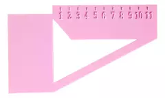 Regla Para Forrar Cajas - Cartonaje - Encuadernacion