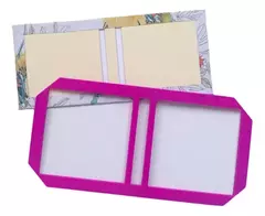 Regla Plantilla Mini Libro 80 X 155mm Encuadernacion - Distribuidora Almagro, artículos de encuadernación