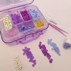 Valija Set 450 Piezas Para Armar Bijouteri Violet Ibi Craft!