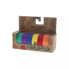 WASHI TAPE BOX 6 ROLLOS de 5mts \"RAINBOW\" SKU: 055761