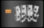 TARJETA METALICA CALABERAS SKULL PREMIUM - SLOT CHIP