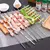 Pinches Acero Inoxidable Brochete con Estuche