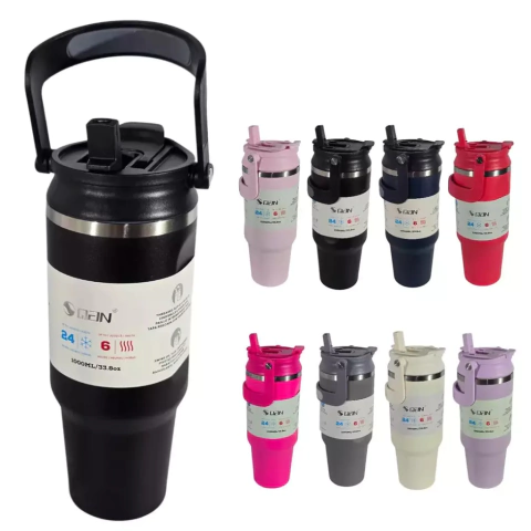 Vaso Termico Doble Pico 1 Litro con Manija - comprar online