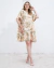 Vestido Curto Folhas