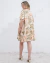Vestido Curto Folhas - Hanaa Modas