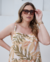 Vestido Longo folhas