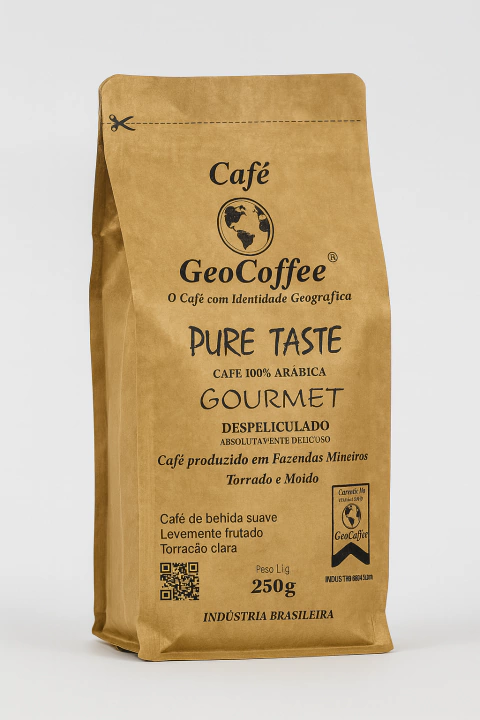 Café GeoCoffee Pure Taste Gourmet Torrado e Moído 250g - comprar online