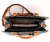 Imagen de Cartera Dama con Chapon Combinada Simil Cuero Squash Art. 30334