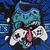Mochila Con Carro 18 Escolar Game Over Skora Dino Gamer