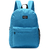 Mochila Urbana Escolar Good Pak Cierre Contra Tono Lisa Turquesa Art. 37535