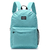 Mochila Urbana Escolar Good Pak Cierre Contra Tono Lisa Aqua Art. 37536