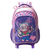Mochila 18 Pulgadas con Carro Pets Purrfect Skora con Llavero Art. 37599