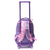 Mochila 18 Pulgadas con Carro Pets Purrfect Skora con Llavero Art. 37599 - Maple