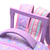 Imagen de Mochila Carro Lettering Smile Sparkle con Llavero Skora Art. 37606