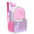 Mochila Escolar 18 Pulgadas Skora Alma Matelasse Rosa con LLavero Art. 37610 - comprar online