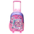 Mochila Con Carro Pets Puurfect con LLavero Skora Gatito 16" Art. 37629