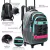 Mochila Con Carro 18 Pulgadas Skora Cromatico con LLavero Art. 37697-37701-37703 - Maple
