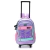 Mochila Con Carro 18 Pulgadas Skora Cromatico con LLavero Art. 37697-37701-37703 - Maple