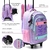 Mochila Con Carro 18 Pulgadas Skora Cromatico con LLavero Art. 37697-37701-37703 - tienda online